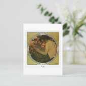 Alphonse Mucha #41 - Carte postale d'art fin (Debout devant)