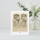 Alphonse Mucha #49 - Carte postale d'art fin (Debout devant)
