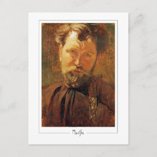 Alphonse Mucha #4 - Carte postale d'art fin
