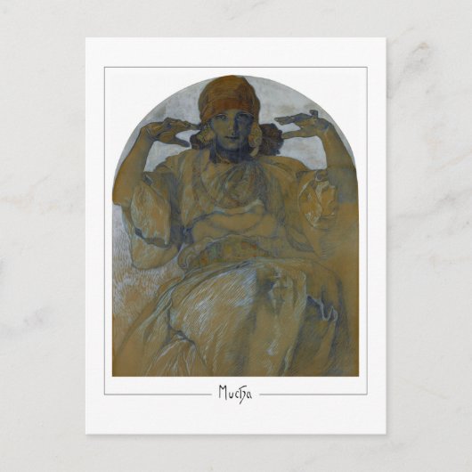 Alphonse Mucha #62 - Carte postale d'art fin (Devant)