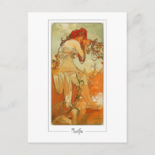 Alphonse Mucha #66 - Carte postale d'art fin (Devant)