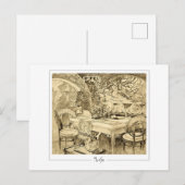 Alphonse Mucha #6 - Carte postale d'art fin (Devant / Derrière)
