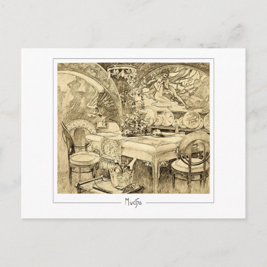 Alphonse Mucha #6 - Carte postale d'art fin (Devant)