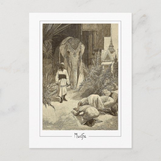 Alphonse Mucha #75 - Fine Art Briefkaart (Voorkant)