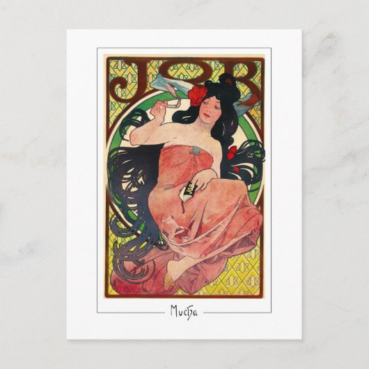 Alphonse Mucha #7 - Carte postale d'art fin (Devant)