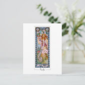Alphonse Mucha #96 - Carte postale d'art fin (Debout devant)
