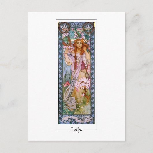 Alphonse Mucha #96 - Carte postale d'art fin (Devant)