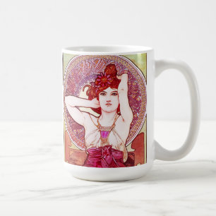 Alphonse Mucha Amethyst Coffee Cup Koffiemok