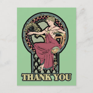 Alphonse Mucha Art Briefkaart