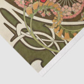 Alphonse Mucha Art Deco Art Nouveau Decoupage Tissuepapier (Detail)