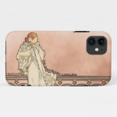 Alphonse Mucha Art Deco Case-Mate iPhone Case (Achterkant (horizontaal))