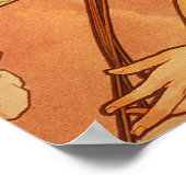 Alphonse Mucha Art Deco Poster (Hoek)