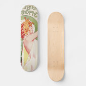 Alphonse Mucha Art Deco Skateboard (Voorkant)