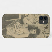 Alphonse mucha art nouveau art model foto Case-Mate iPhone case (Achterkant (horizontaal))