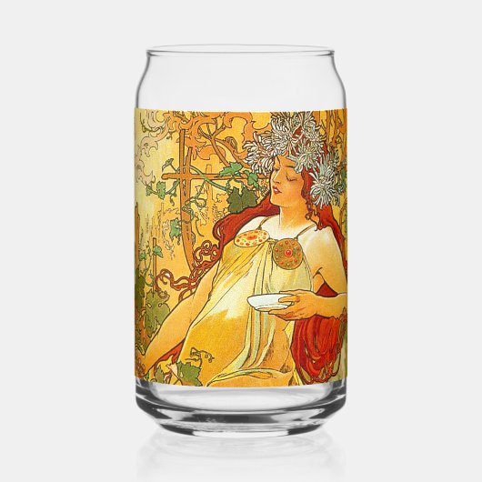 Alphonse Mucha Art Nouveau Automne (Recto)