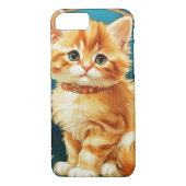 Alphonse Mucha Art Nouveau Cat Case-Mate iPhone Case (Achterkant)