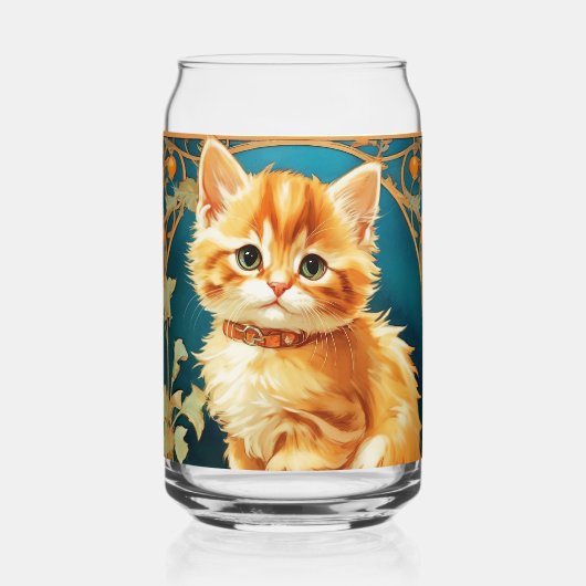 Alphonse Mucha Art Nouveau Chat (Recto)