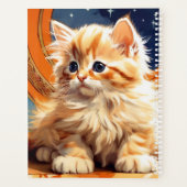 Alphonse Mucha Art Nouveau Chat orange (Dos)