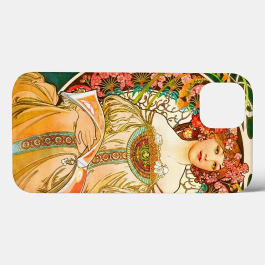Alphonse Mucha Art Nouveau Daydrodroom Case-Mate iPhone Case (Achterkant (horizontaal))