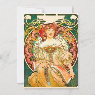 Alphonse Mucha Art Nouveau Daydrodroom Kaart