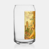 Alphonse Mucha Art Nouveau Herfst Blikvorm Glas (Rechts)
