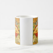 Alphonse Mucha Art Nouveau Herfst Koffiemok (Center)