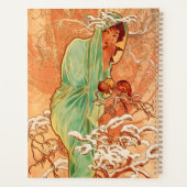 Alphonse Mucha Art Nouveau Hiver (Dos)
