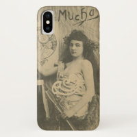 Alphonse mucha art nouveau modelfoto