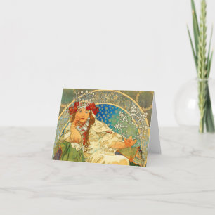 Alphonse Mucha Art Nouveau Princess Hyacinth