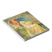 Alphonse Mucha Art Nouveau Princess Hyacinth Notitieblok (Schuin)