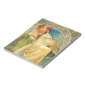 Alphonse Mucha Art Nouveau Princess Hyacinth Notitieblok (Gedraaid)