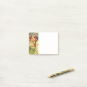 Alphonse Mucha Art Nouveau Princess Hyacinth Post-it® Notes (Op bureau)
