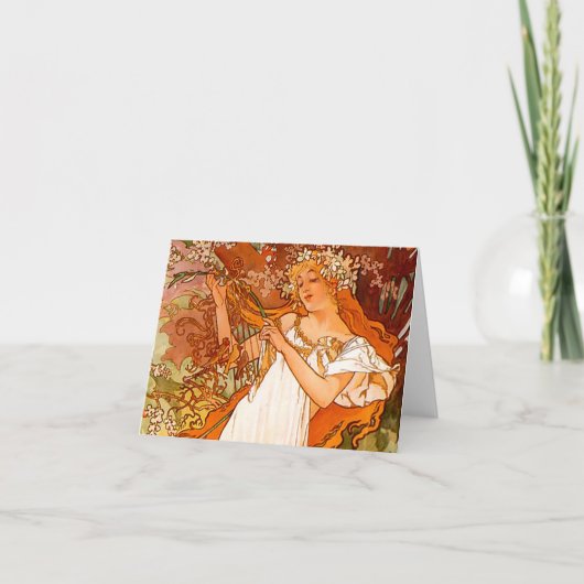 Alphonse Mucha Art Nouveau Spring (Voorkant)