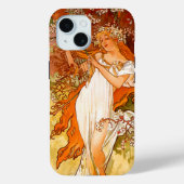 Alphonse Mucha Art Nouveau Spring Case-Mate iPhone Case (Achterkant)