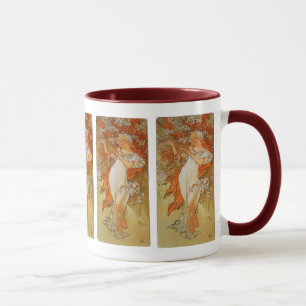 Alphonse Mucha - Art Nouveau - Spring Mok