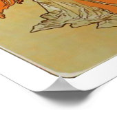 Alphonse Mucha - Art Nouveau - Spring Poster (Hoek)