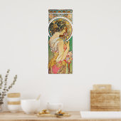 Alphonse Mucha Art Nouveau vintage poster (Keuken)