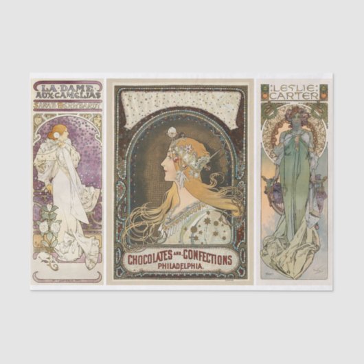 Alphonse Mucha Art Nouveau voor kunstenaars Tissuepapier (Voorkant)