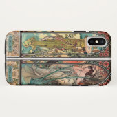 Alphonse Mucha art nouveau, , vrouwen, be Case-Mate iPhone Case (Achterkant (horizontaal))