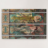 Alphonse Mucha art nouveau, , vrouwen, be Legpuzzel (Horizontaal)