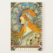 Alphonse Mucha Art Nouveau Zodiac Planner (Achterkant)