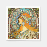 Alphonse Mucha Art Nouveau Zodiac