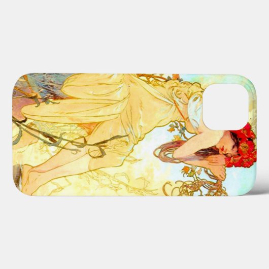 Alphonse Mucha Art Summer Case-Mate iPhone Case (Achterkant (horizontaal))