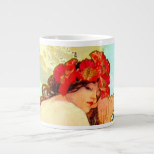 Alphonse Mucha Art Summer Extra Grote Beker