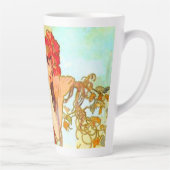 Alphonse Mucha Art Summer Latte Mok (Rechts)