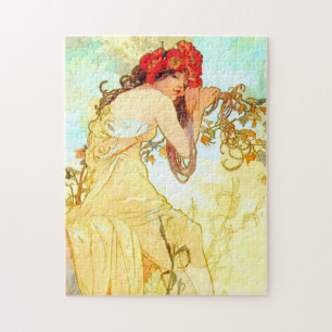 Alphonse Mucha Art Summer Legpuzzel