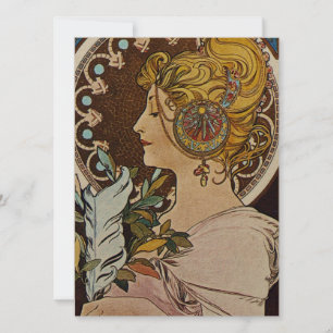 Alphonse Mucha Artwork Kaart