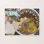 Alphonse Mucha Artwork Legpuzzel (Horizontaal)