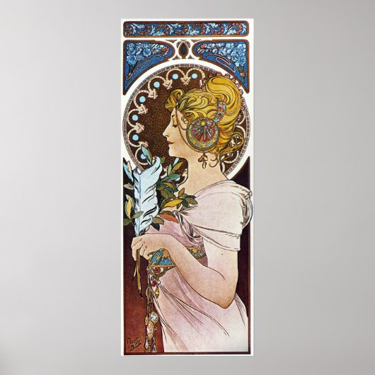 Alphonse Mucha Artwork Poster (Voorkant)