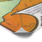 Alphonse Mucha - Au Quartier Latijnse Druk Poster (Hoek)